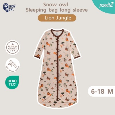 New Collection!! SNOW OWL Sleeping Bag ถุงนอนนุ่มๆ สำหรับเด็ก 6-18 M - Lion Jungle